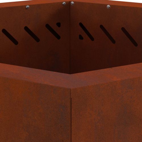 Бездимна огнище Ръждясало 48 x 48 x 51 см Кортенова стомана