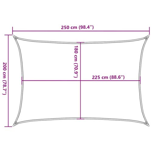 Платно-сенник, 160 г/м², светлозелено, 2x2,5 м, HDPE