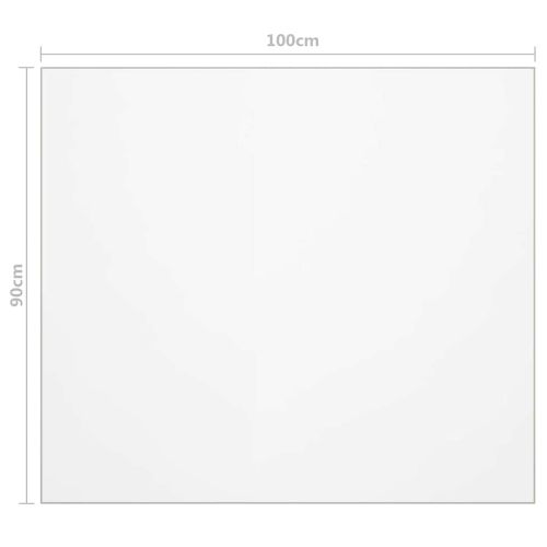 Протектор за маса, прозрачен, 100x90 см, 1,6 мм, PVC