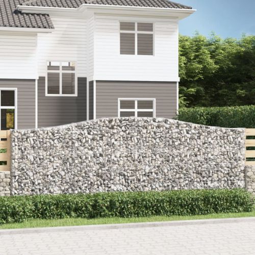 Габионни кошници арка 5 бр 400x30x140/160 см поцинковано желязо