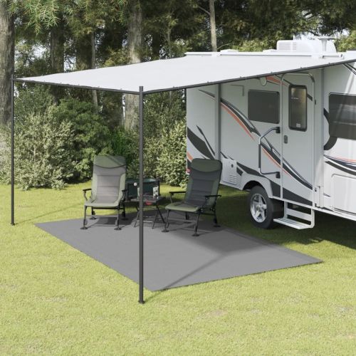 Килим за палатка, антрацит, 4x2,5 м