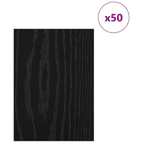 Декор панели 50 бр. Черен дъб 15 x 21 x 0,27 см