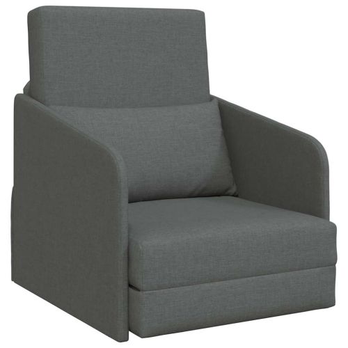 Диван легло Тъмен сив 65 x 80 x 83 см текстил