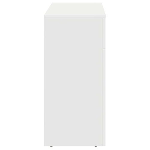 Масичка за кафе Бяло 102 x 35 x 75 см Инженерна дървесина