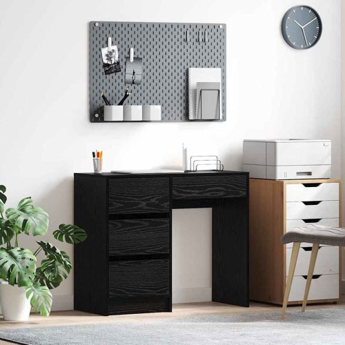 Бюро Черния дъб Инженерна дървесина 90 x 37.5 x 75 см