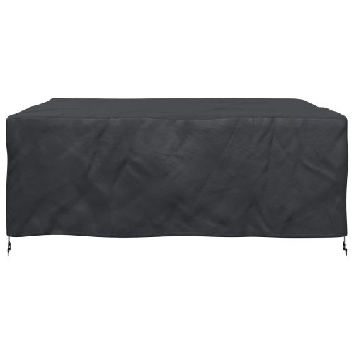 Покривало за мебели Едноцветен Черно 210 x 200 x 70 см 600D