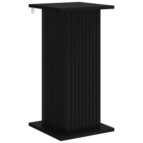 Стойка за растения Черно 30,5 x 30 x 60,5 см