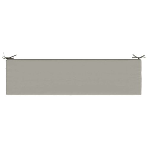 Възглавница за пейка SOEST 100% полиестер Сиво 140 x 40 x 8 см