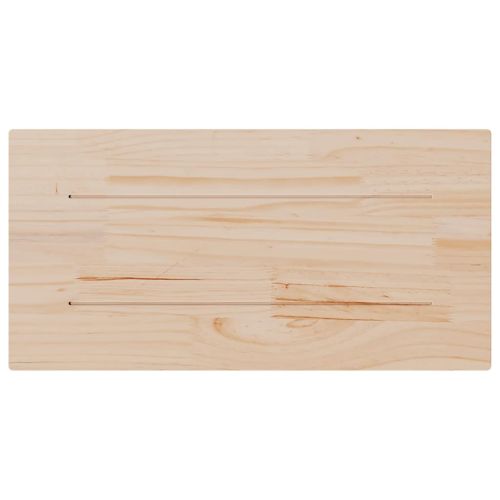 Плотове за маси, 2 бр, 80x40x2,5 см, правоъгълни, бор масив