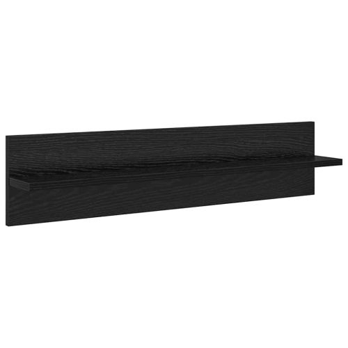 Стени за рафтове 4 бр. Черния дъб 80 x 11,5 x 18 см