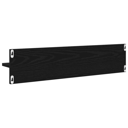 Стени за рафтове 4 бр. Черния дъб 80 x 11,5 x 18 см