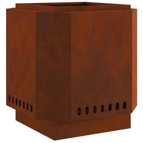 Бездимна огнище Ръждясало 48 x 48 x 51 см Кортенова стомана