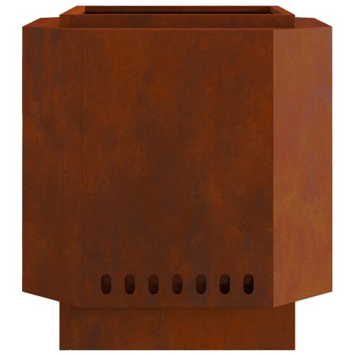 Бездимна огнище Ръждясало 48 x 48 x 51 см Кортенова стомана