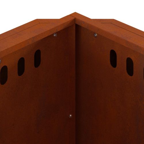 Бездимна огнище Ръждясало 48 x 48 x 51 см Кортенова стомана