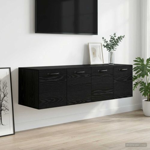 Стенен шкаф 2 бр. 120 x 36,5 x 35 см Инженерна дървесина