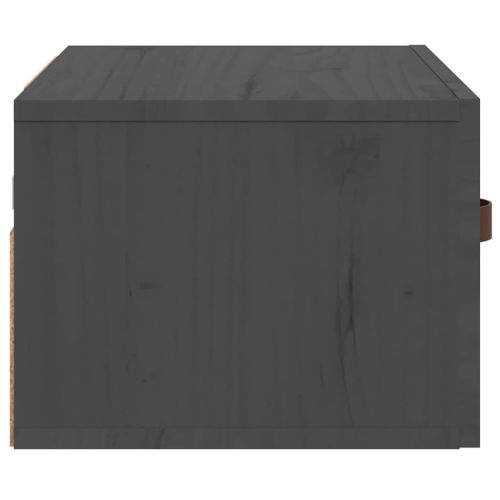 Нощни шкафчета за стенен монтаж, 2 бр, сив 40x29,5x22 см