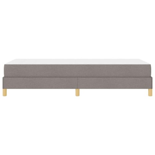 Легло с пружинирана основа Таупе 80 x 200 cm текстил