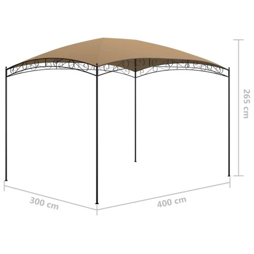 Шатра, 3x4x2,65 м, таупе, 180 г/м²