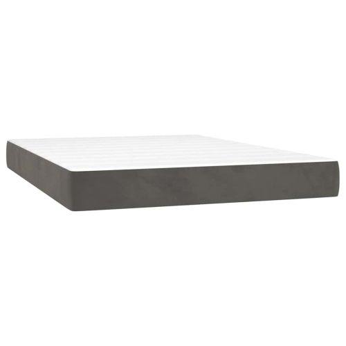 Матрак с покет пружини 140 x 210 x 20 см Тъмносиво
