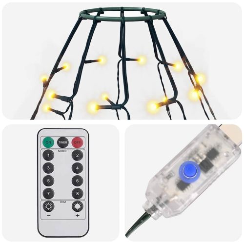 Коледни лампички мрежа с 300 LED 300 см
