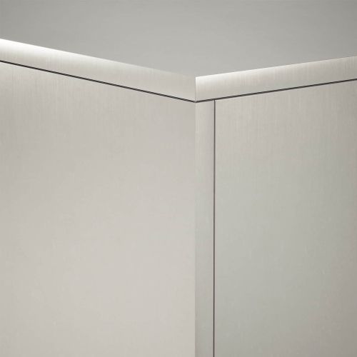 Стойка за растения Сребристо 30 x 30 x 100 см Стомана