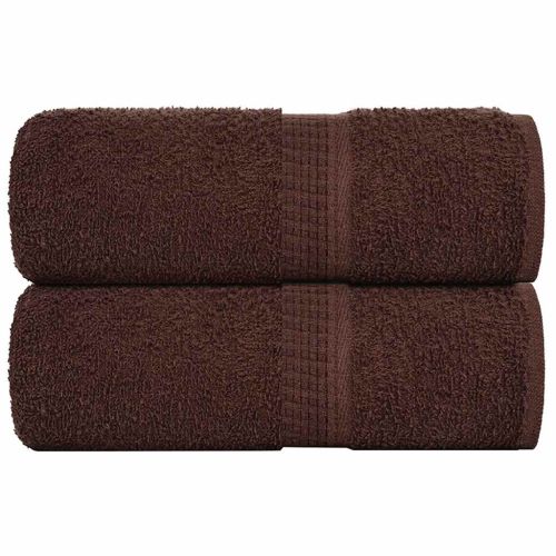 Кърпи за пране FROGN 2 бр. Кафяви 30x30 см 360 г/м²