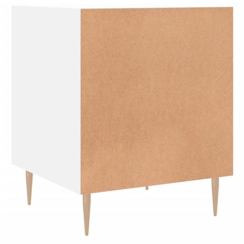 Нощни шкафчета 2 бр бели 40x40x50 см инженерно дърво
