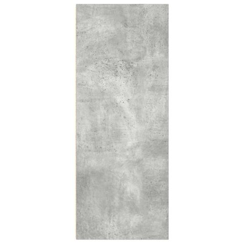2-етажна библиотека, бетонно сива, 40x30x76,5см инженерно дърво