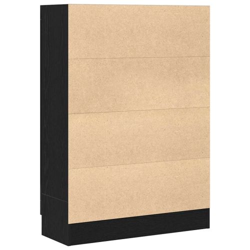 Шкаф за книги 3 нива 82,5 x 30,5 x 115 см Инженерна дървесина