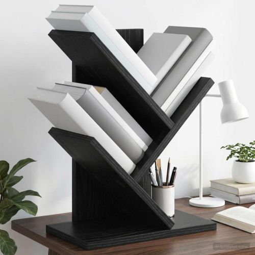 Дървена библиотека 3-тирe 30 x 18 x 40 см Инженерна дървесина