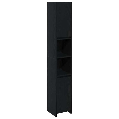 Шкаф за баня Черния дъб 30 x 30 x 183,5 см Инженерна дървесина