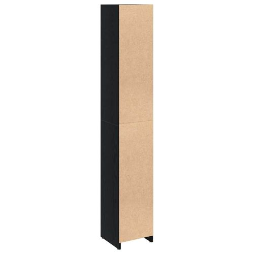 Шкаф за баня Черния дъб 30 x 30 x 183,5 см Инженерна дървесина
