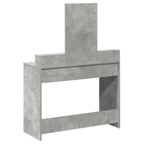 Тоалетка Циментено сиво 100 x 41 x 140 см Инженерна дървесина
