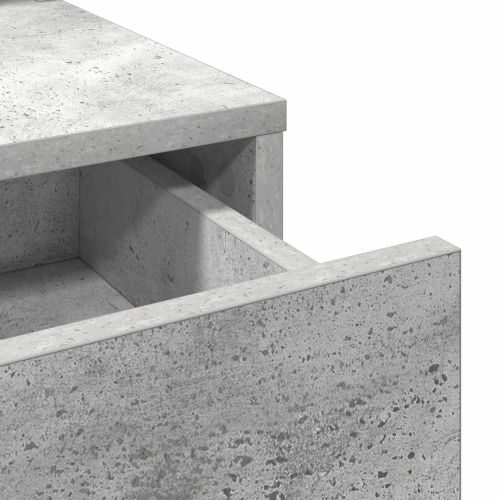 Тоалетка Циментено сиво 100 x 41 x 140 см Инженерна дървесина