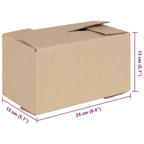 Сгъваема кутия 50 бр. Естествен 24 x 13 x 13 см Картон