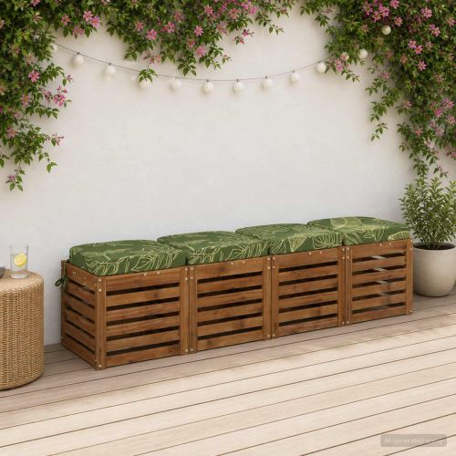 Възглавници за седалки - 4 части SOEST 4 pcs 100% полиестер