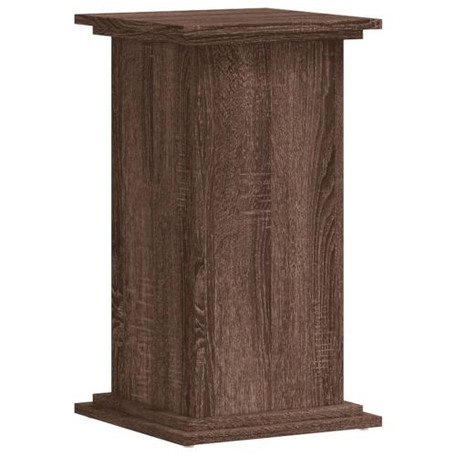 Стойка за растения Кафяв дъб 33 x 33 x 60 см