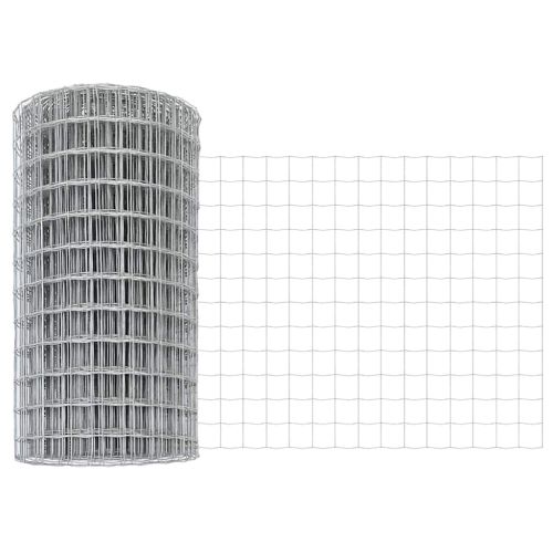 Европейска ограда 0,4 x 50 м Желязо с PVC покритие