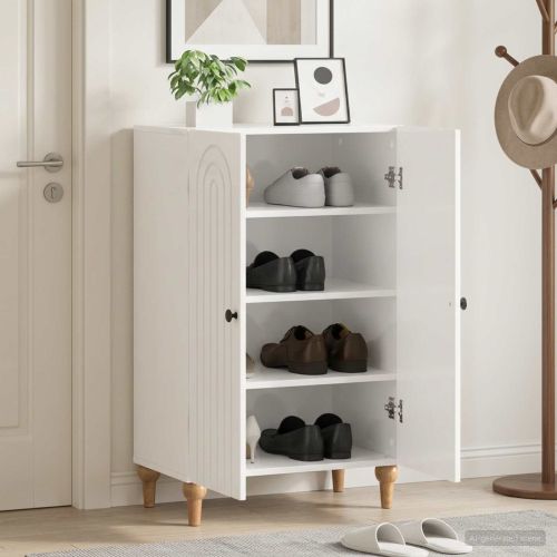Шкаф за обувки ALKMAAR 59,5 x 39,5 x 90 см Инженерна дървесина