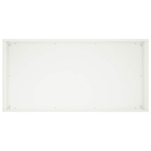 Градинска саксия 2 бр. Бяло 60 x 30 x 50 см
