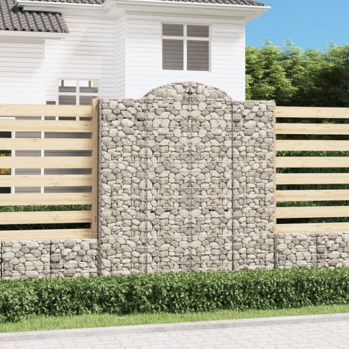 Габионни кошници арка 7 бр 200x30x220/240 см поцинковано желязо