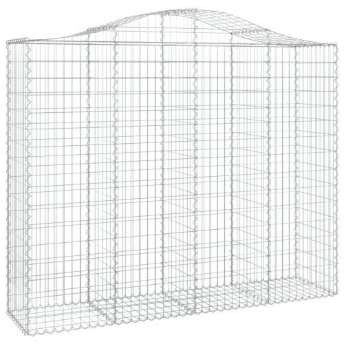Габионни кошници арка 3 бр 200x50x160/180 см поцинковано желязо