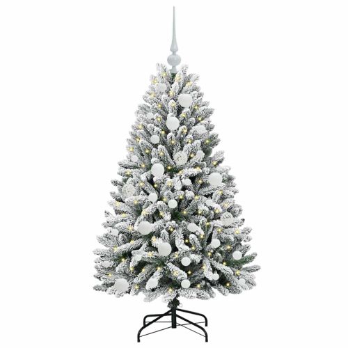 С изкуствено коледно дърво 120 cm 150 LED светодиода Топло бяло