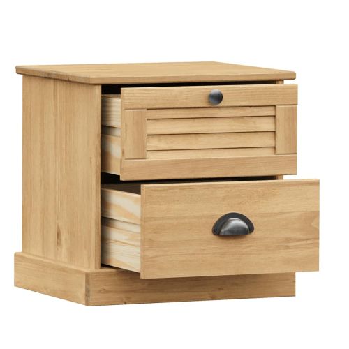 Нощно шкафче VIGO 42x35x42 см бор масив