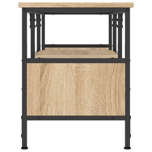 ТB шкаф, сонома дъб, 100x35x45 см, инженерно дърво и желязо
