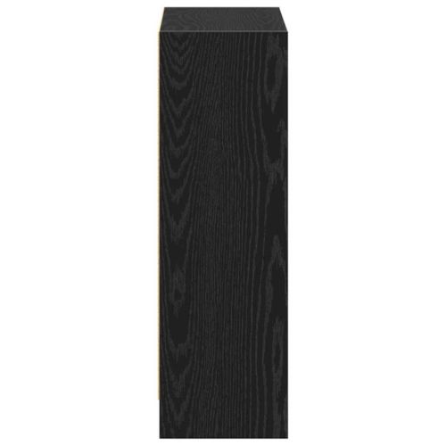 Шкаф за книги 60 x 24 x 76 cm Инженерна дървесина Черния дъб
