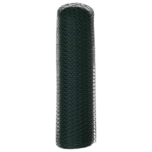 Шестоъгълна ограда 0,8 x 100 м ПВЦ Зелено