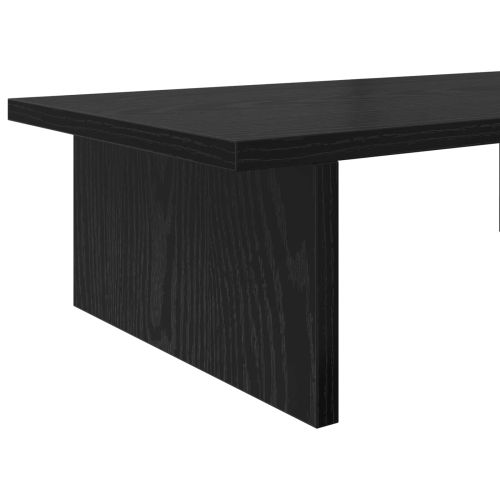 Стойка за монитор Черен дъб 100 x 27 x 15 cm