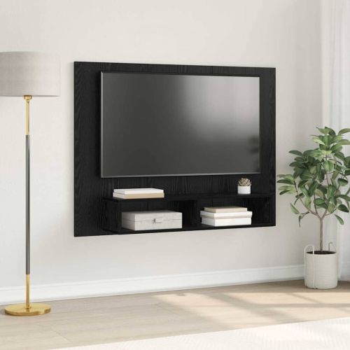 Комплект ТВ шкаф 120 x 23,5 x 90 см Черния дъб