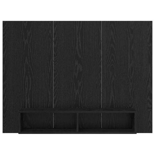 Комплект ТВ шкаф 120 x 23,5 x 90 см Черния дъб